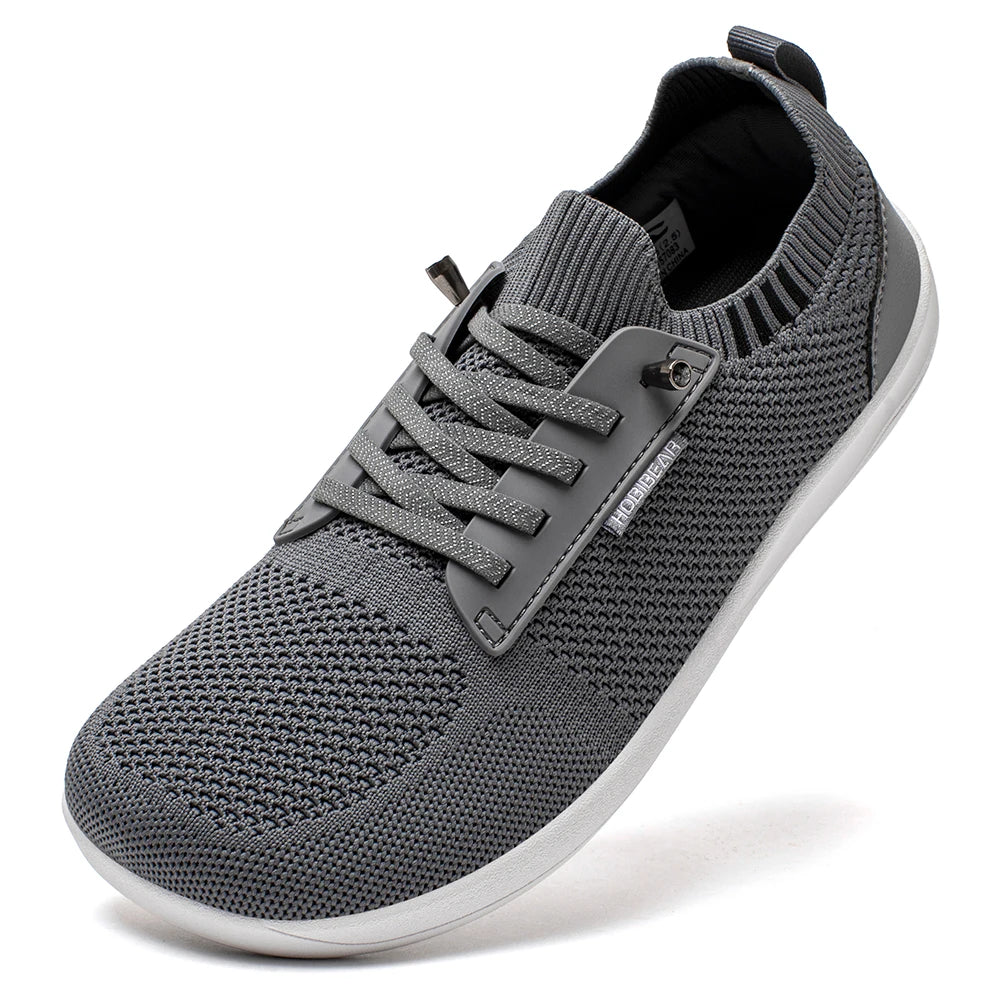 HOBIBEAR Wide Toe Barefoot Shoes Mens Womens Slip-On Minimalist Walking Sneakers Shoes | Zero Drop Sole | Breathable Mesh