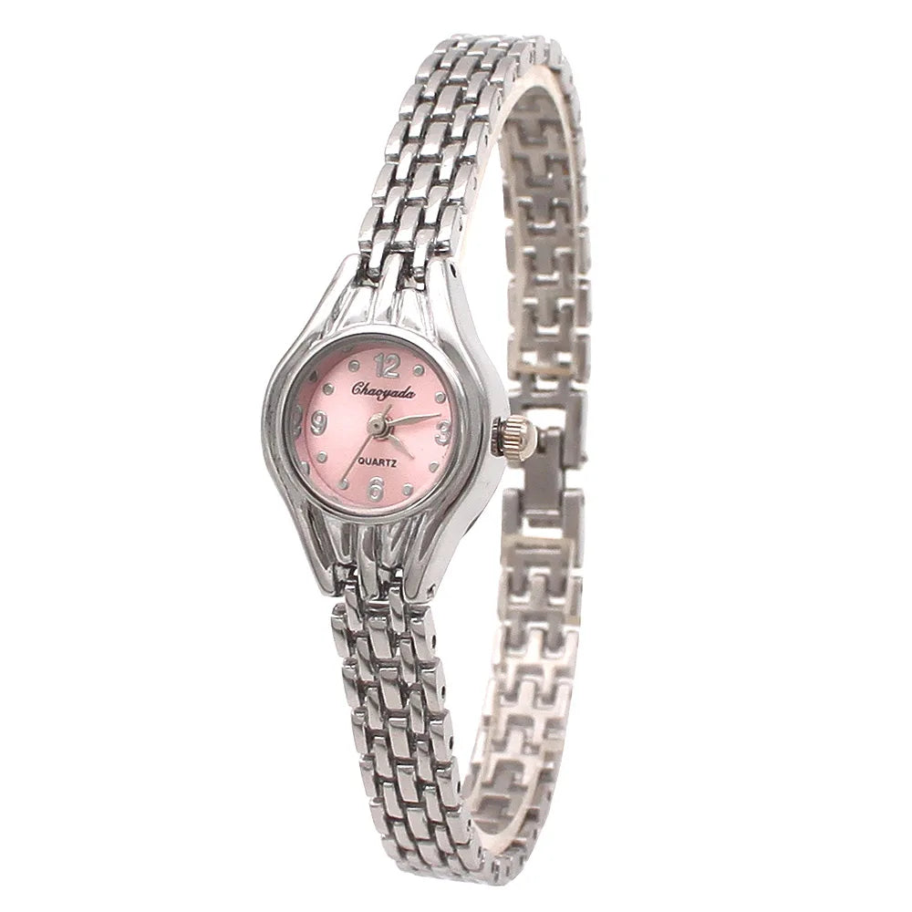 10pcs/Lot, Retro Quartz Watch Classic Ladies Bracelet Watches Women High Quality Wristwatch Vintage Female Clock Wholesales
