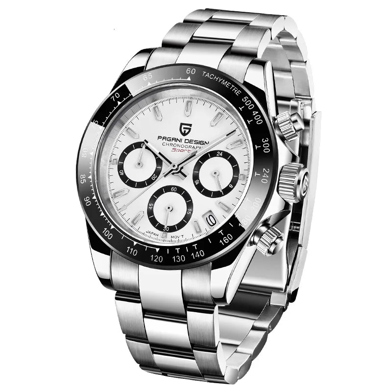 PAGANI DESIGN Men Automatic Watches Top Brand Luxury Quartz Watch For Men Chronograph Sapphire VK63 Wristwatch Reloj Hombre 2024