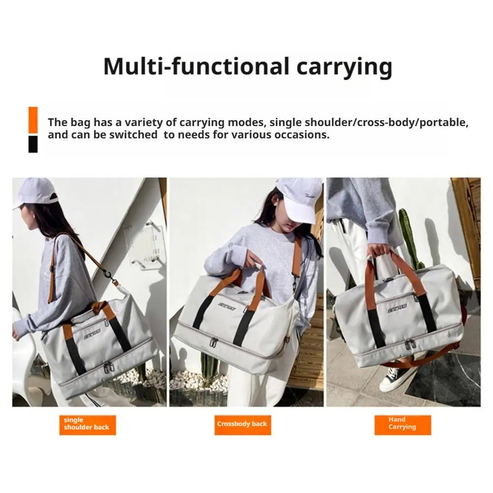 Large Backpack Multi-functional Travel Gym Bag Portable Schoolbags Luggage Outdoor Travel Bag  Waterproof Shoulder Crossbody Bag