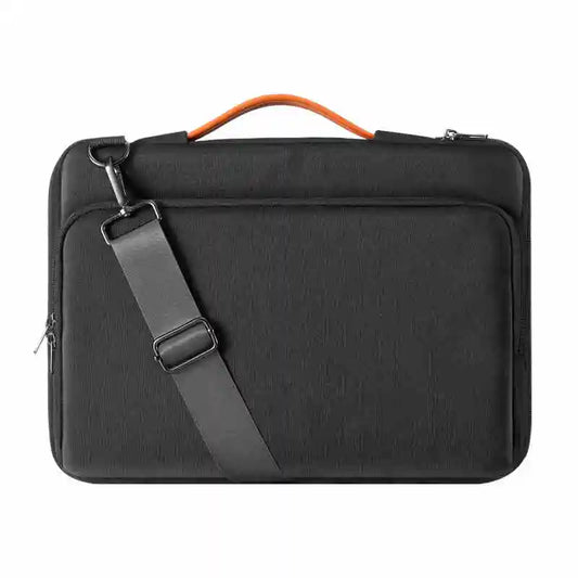 Dormin Air Cushion Laptop Bag for Business Travel, Anti-Crash Design w/Luggage Strap & Shockproof Compartment for MacBookAir13