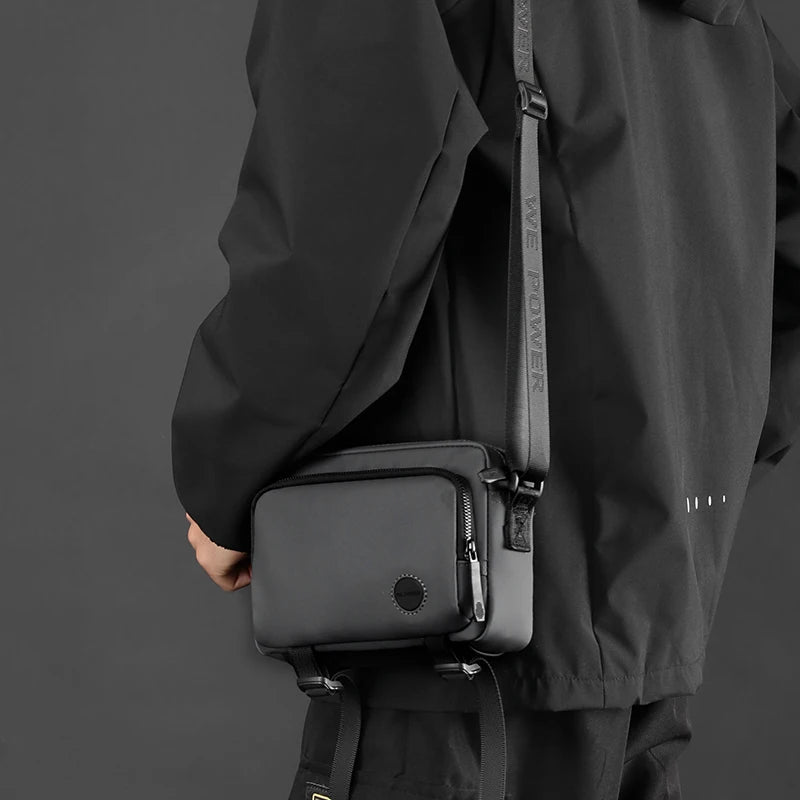 Fashion Casual Men's Shoulder Bag High Quality Nylon Fabric Man's Messenger Bag Stylish Elegant Men's Handbag Shoulder Bag Bolsa