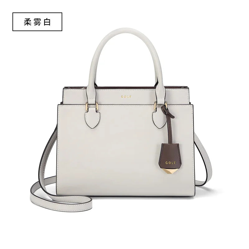 GOLF Women's Handbag  Brand Minimalist Fashion Bag Genuine Leather Large Capacity Middle aged Mom Bag