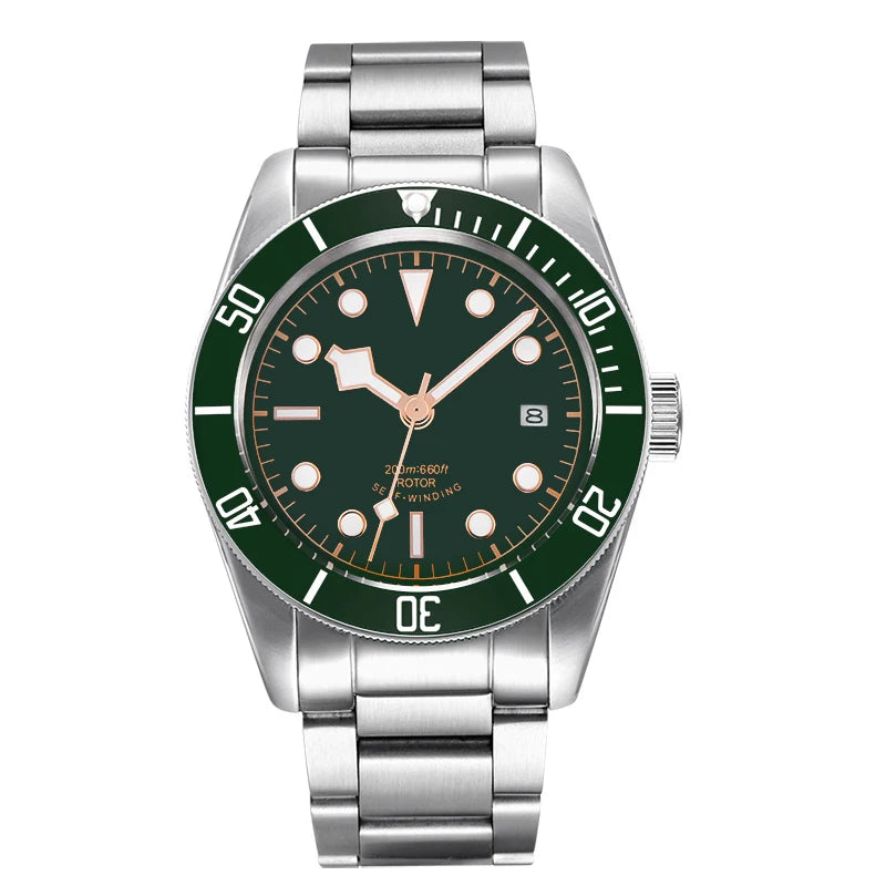 41MM Corgeut Men Mechanical Wristwatch Luxury nh35 Automatic Watches 100m waterproof Sapphire Glass Watch for Men Luminous Reloj