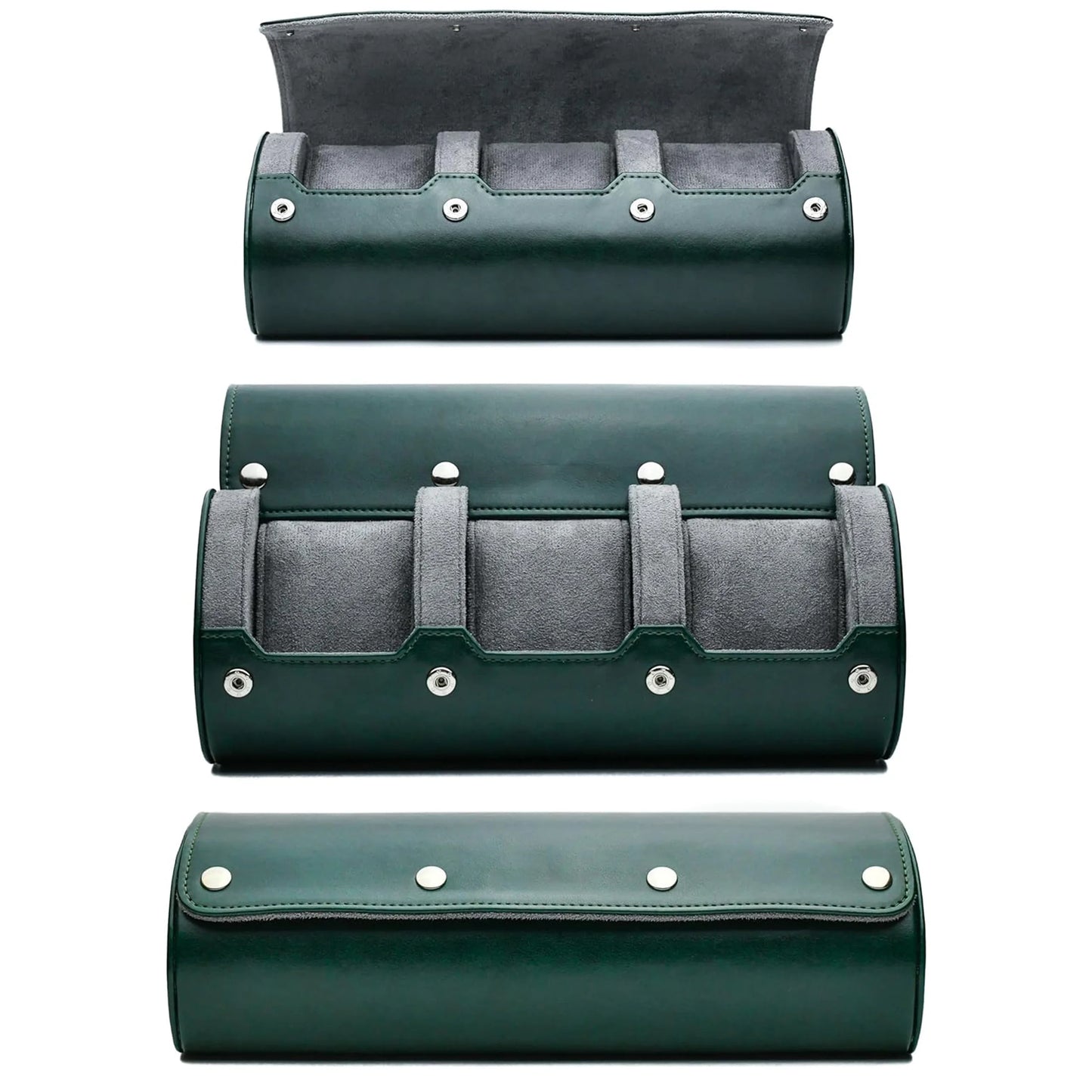 Watch Case Travel Organizer - Watch Roll Case - 3/6 Watch Case Display Storage - Watches Accessory Gift -Watch Organizer for Men