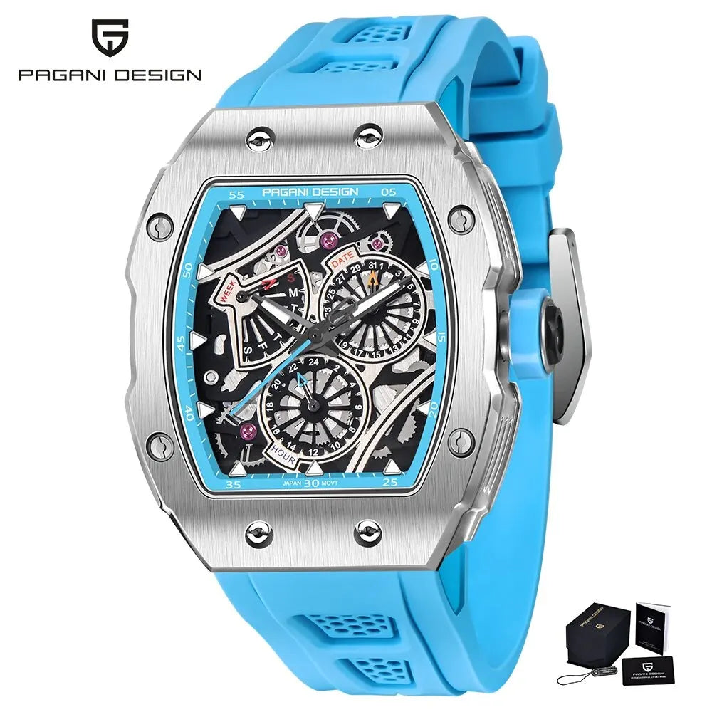 2024 New PAGANI DESIGN Mens Watches Quartz Top Brand Luxury Wristwatch Men Automatic Time Watch for Men Waterproof Sapphire