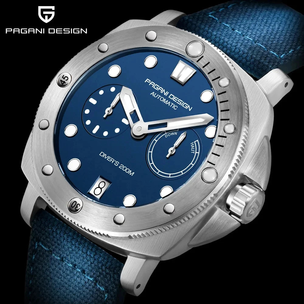 2025 PAGANI DESIGN Luxury Men's Automatic Mechanical Watch Sapphire Stainless Steel PD1767 Diving Waterproof Watch reloj hombre