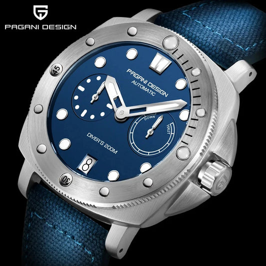 2025 PAGANI DESIGN Luxury Men's Automatic Mechanical Watch Sapphire Stainless Steel PD1767 Diving Waterproof Watch reloj hombre