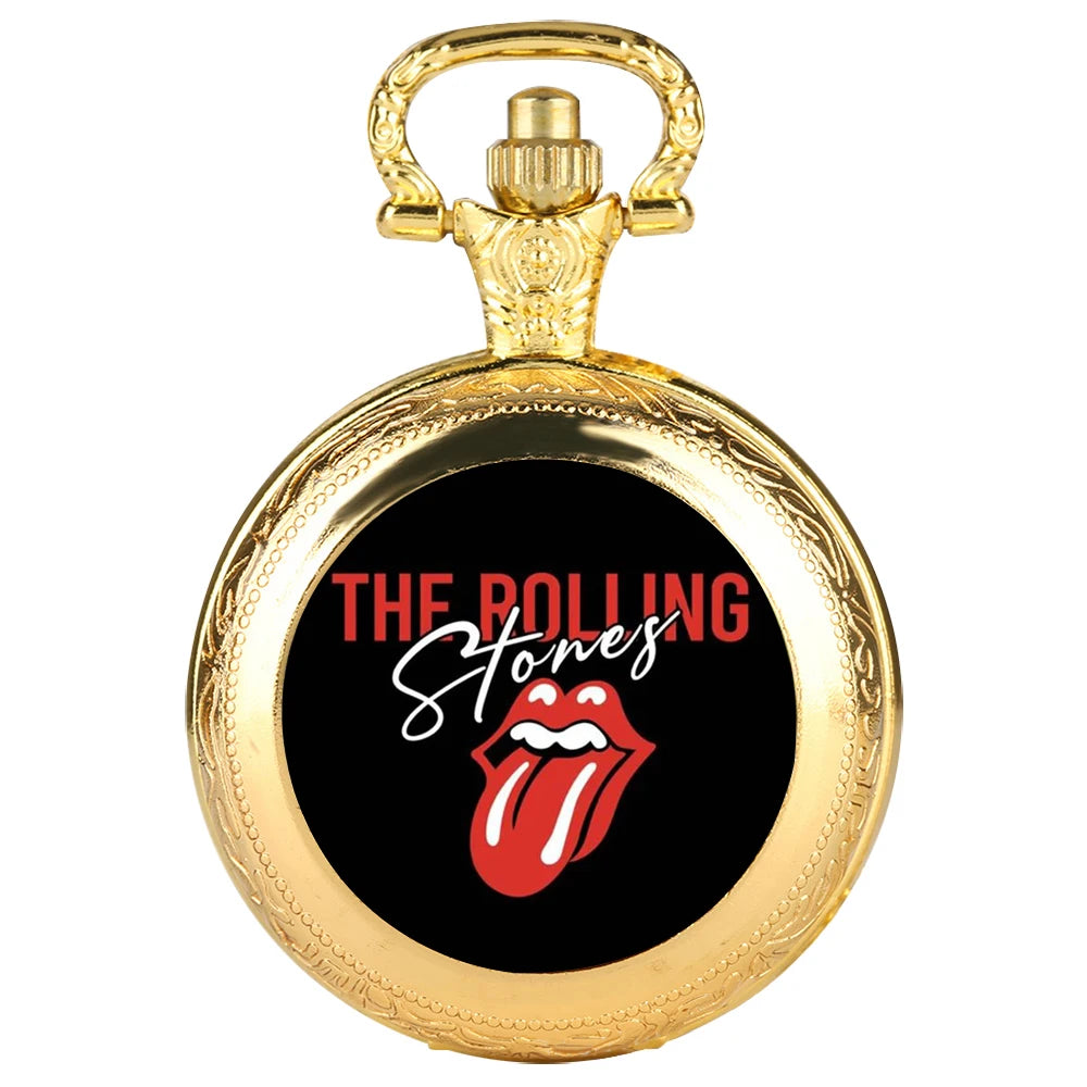 Classic Band Design Vintage Quartz Pocket Chain Watch Necklace Watches For Men Kids Birthday Unique Gifts Mens Pocket Watches
