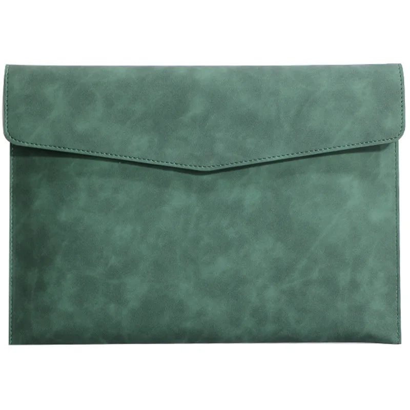 Contract Bill File Bag Professional File Folder Fashion Briefcase Data Package Document Organiser A4 Leather File Folder