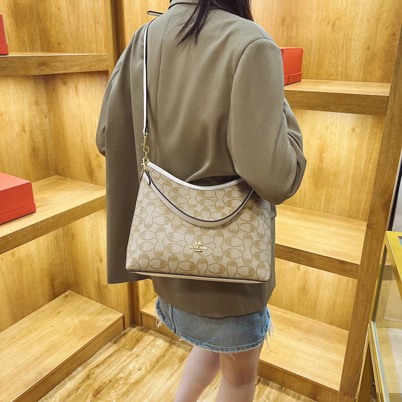 High-Quality Women's Tote Bag, Fashionable Leather Handbag From Famous Designer Luxury Brand Shoulder Bag