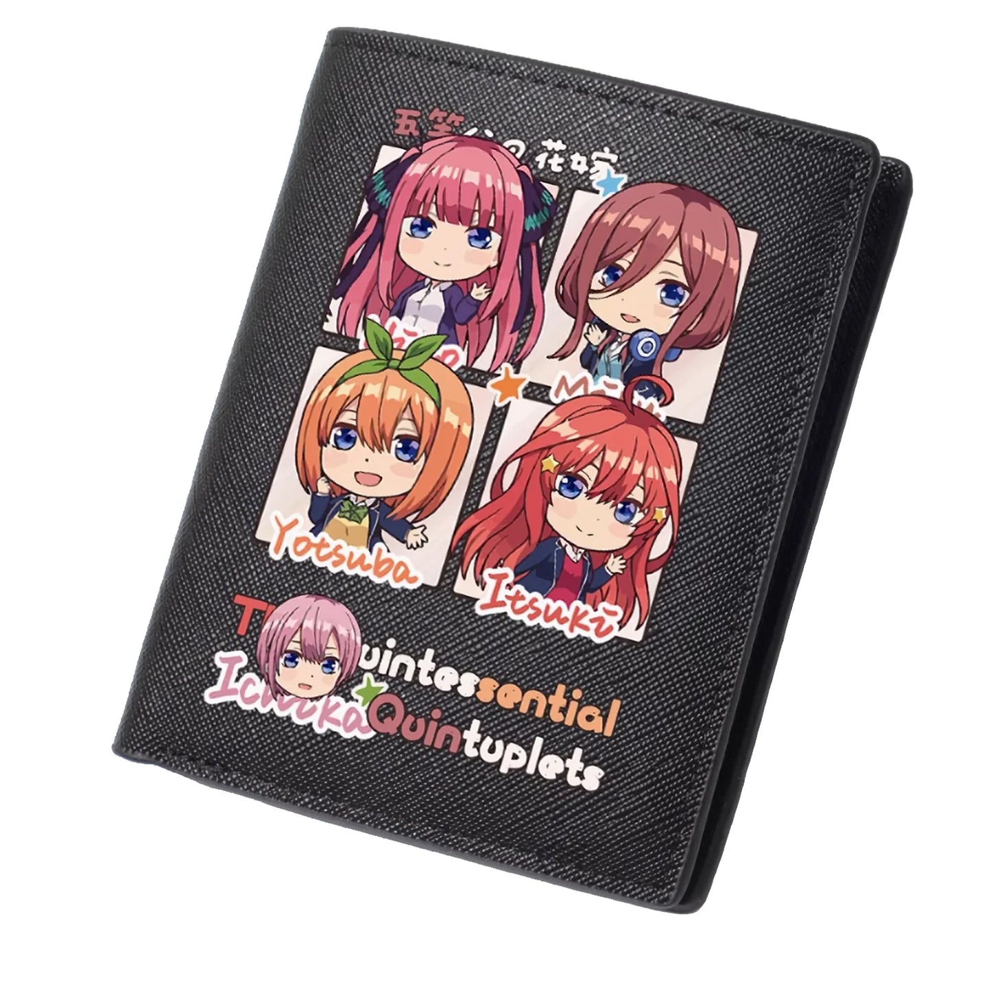 Hot Anime The Quintessential Quintuplets Nakano Miku Kawaii Women Long Purse Pu Leather Wallet ID Card Holder Girl Coin Purse