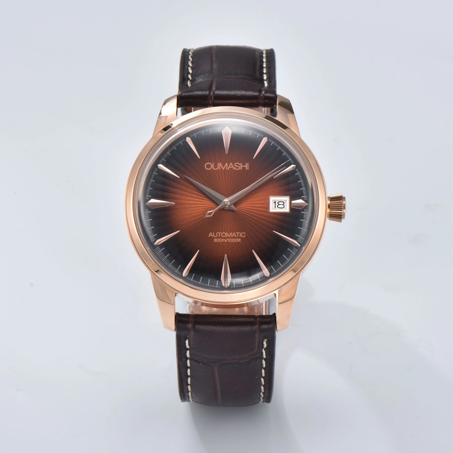 OUMASHI Design 40mm Cocktail Men's Automatic Watch NH35 watch 10ATM Double Dome Waterproof Wristband Sapphire crystal
