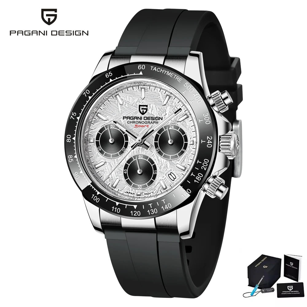 PAGANI DESIGN Men Automatic Watches Top Brand Luxury Quartz Watch For Men Chronograph Sapphire VK63 Wristwatch Reloj Hombre 2024
