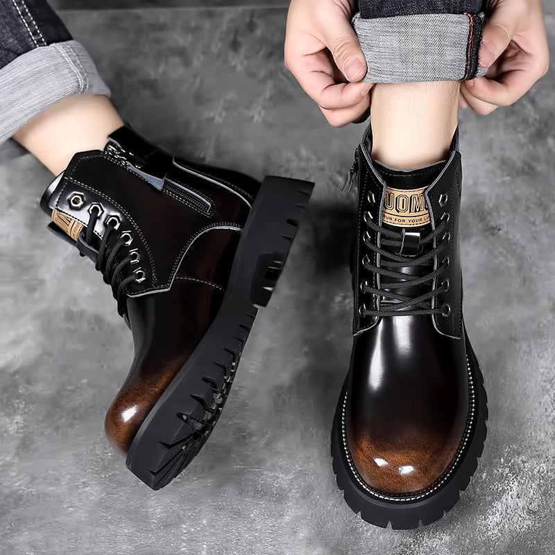 men boots 2023 New Winter Slippers Warm Men Shoes Waterproof Non-Slip Plush Sneakers Male tenis shoes Boots Men Sneakers Winter