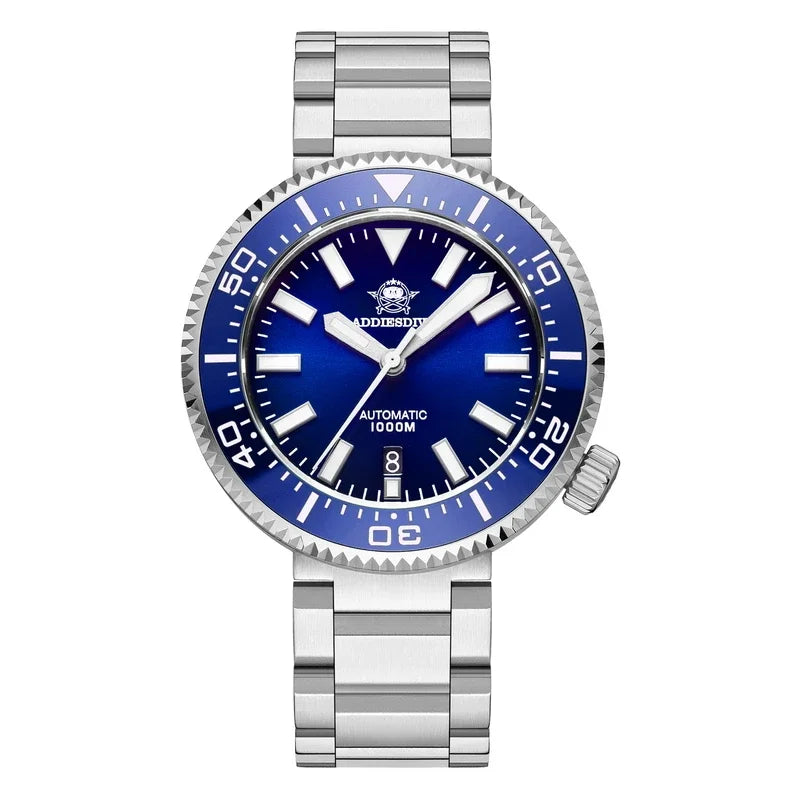 ADDIESDIVE MY-H6 1000m Men's Diving Watch Sapphire Glass Automatic Mechanical Wristwatch Super Luminous Calendar Luxury Watches