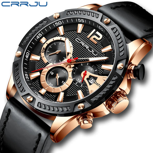 Top Brand Men's Watches Luxury Square Quartz Wristwatch Waterproof Luminous Chronograph Watch for Men Date Clock