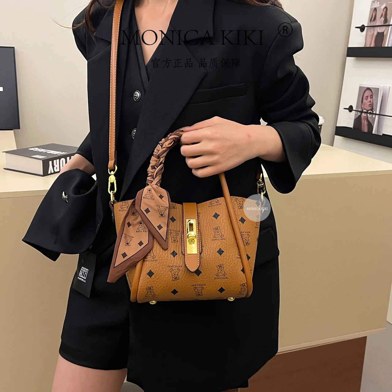 Classic Elegant Leather Handbags For Women Luxury Brand Crossbody Bag Shoulder Style By Famous Designer Ladies Fashion