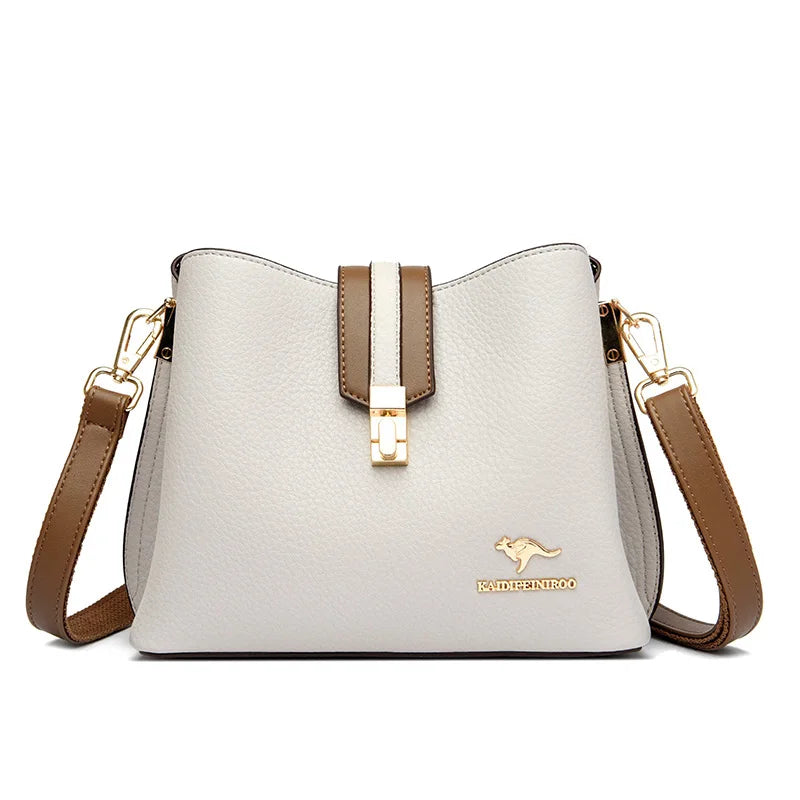 Women Bags Designer Handbags Casual Leather Cowhide High Capacity Shoulder Crossbody Bags for Women 2022 The New Luxury Handbags