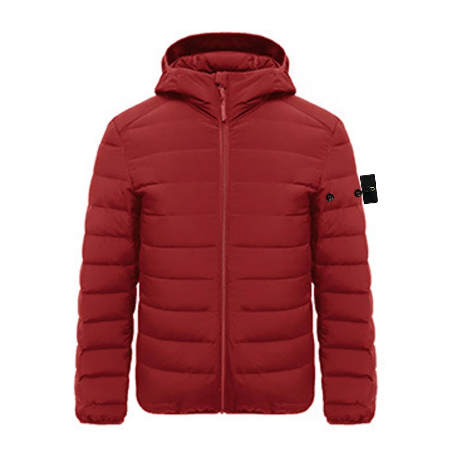 Compass Top Patch Italian Luxury Style  3 labels Men's 90% Duck Down Jacket Ultra Lightweight Hooded jackets Men Outerwear Coat