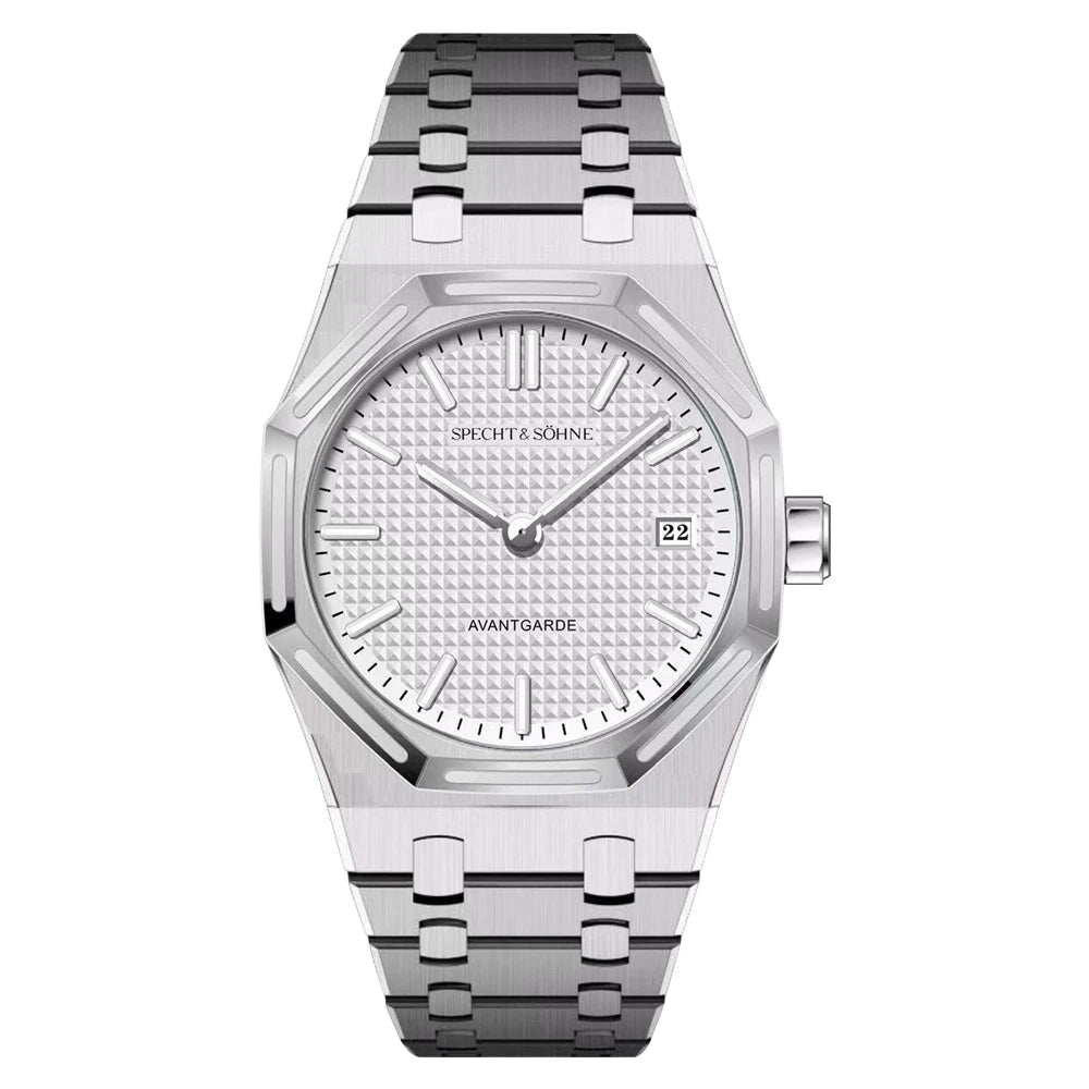 2025 New Specht & Söhne 38mm Quartz Wristwatch For Men Luminous Sapphire Crystal Ultrathin Stainless Steel Watch 50M Waterproof