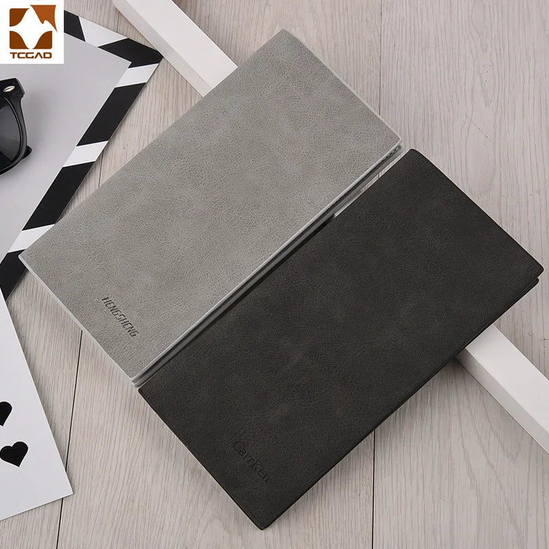 Carteira Men's Wallet Thin 0.5cm Slim Men's Purse Billeteras Para Hombre Soft Natural Leather Carteira Masculina Couro Business