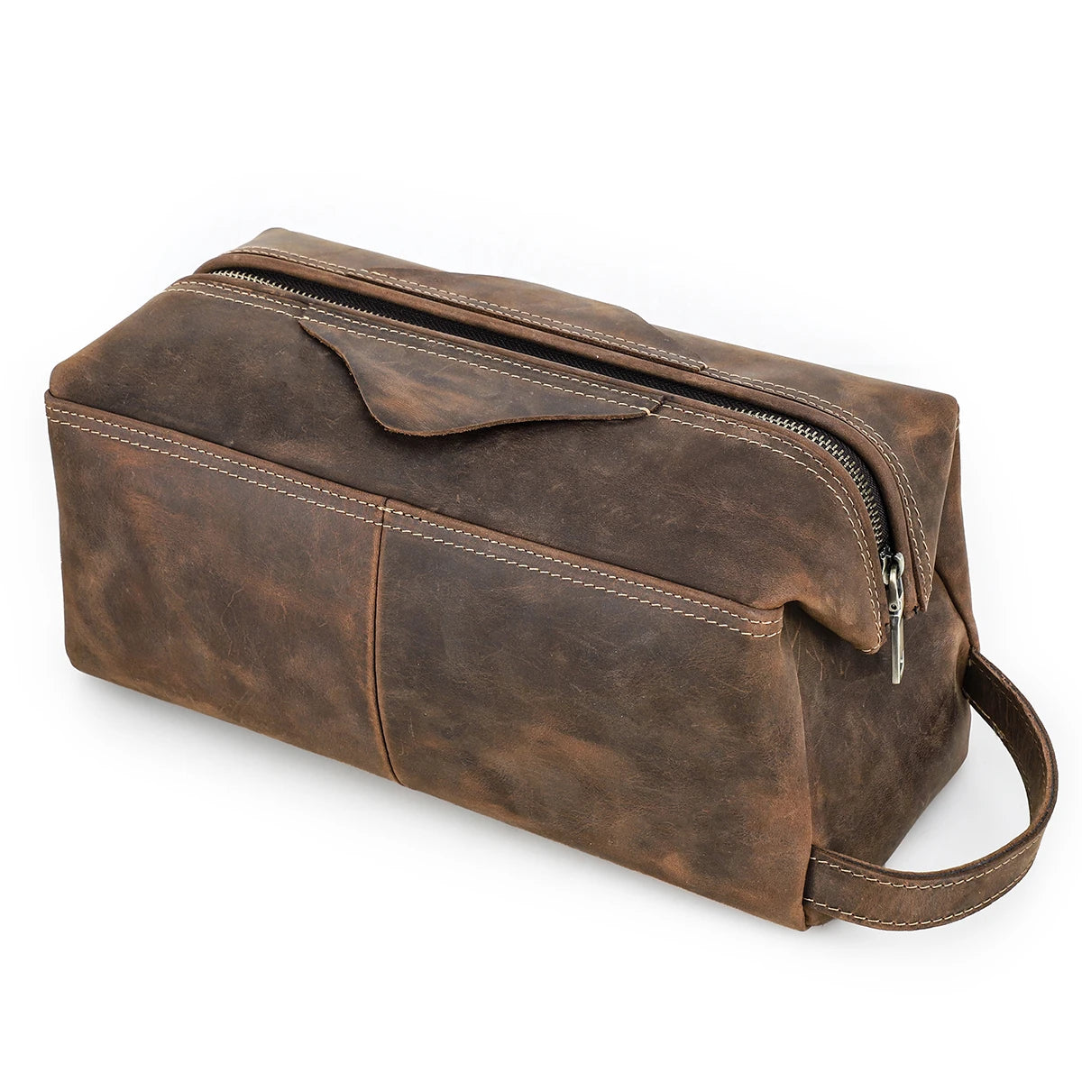 CONTACT'S Genuine Leather Clutch Bags for Men Large Capacity Tote Handbag Men's Bag Cosmetic Bag Male Travel Bag Clutches Wallet