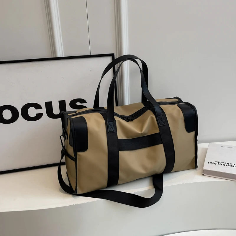 Large-Capacity Travel Bag for Short-Distance Business Trips, Lightweight Storage Bag, Luggage Bag, Fitness Bag, Single Shoulder