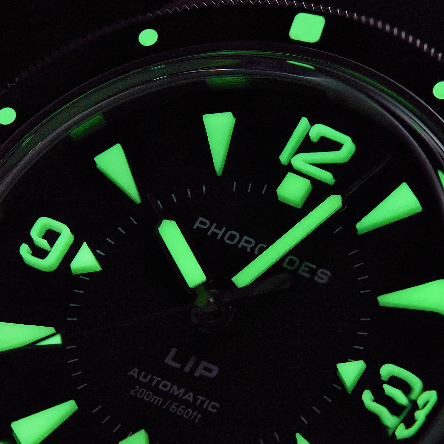PHORCYDES PH-2  LIP homage watches 3D solid lume dome glass NH35A automatic mechanical watches