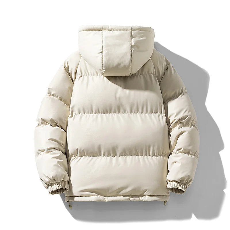Autumn Hooded Casual Brand Windproof Outwear Hat Parkas New Winter Jacket Male Men Warm Waterproof Parkas Jacket Coat Mens