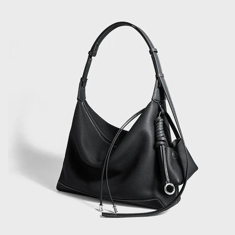 bags for Women Tote Fashion Underarm Women's bag Large Capacity cowhide shoulder Bag Casual Commuter Retro Crossbody Handbags