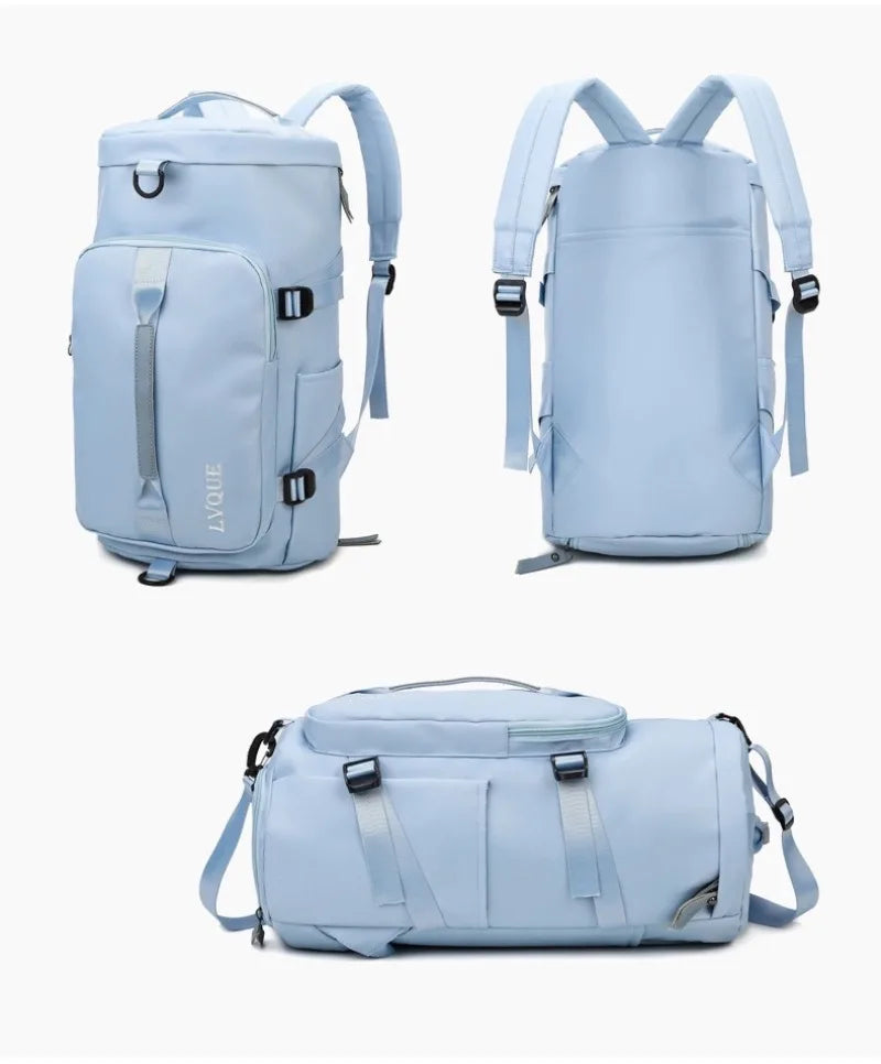 Travel Backpack Large Capacity Fashionable Portable Shoulder Sports Fitness Bag, Multifunctional Weekend Travel Storage Bag