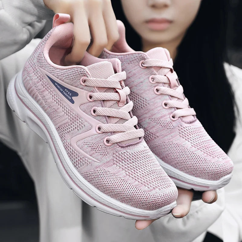 Spring Casual Women's Sports Running Shoes Comfortable Platform Tennis Female Trainers Couple Luxury Shoes Sneakers For Women