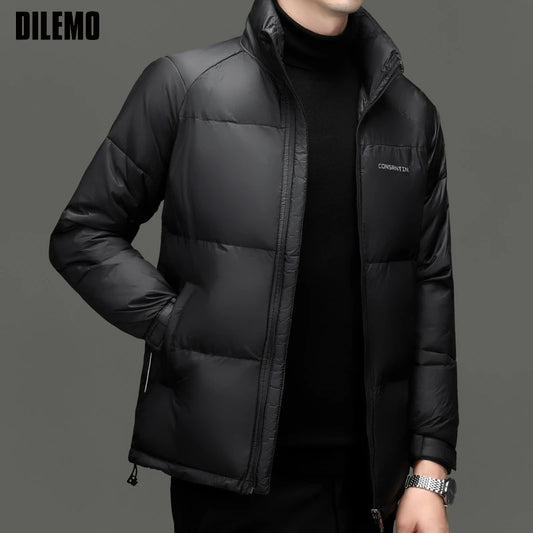 Top Grade Designer New Brand Men Parka Jacket Casual Fashion Hooded Puffer Coat Cropped Windbreaker Quilted Mens Clothes