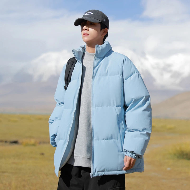 Winter Parkas Men Padded Coats Men Puffer Jackets Outdoor Hooded Coat Casual Windbreaker Thick Warm Coat Men Jacket