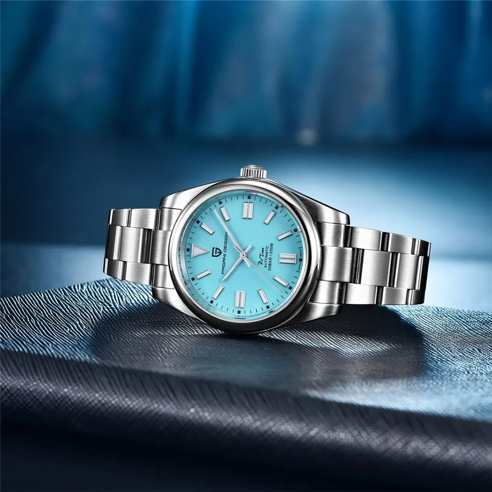 2024 PAGANI Design New 39mmMen's  Mechanical Watches NH35 Automatic Watch Sapphire Stainless Steel 20Bar Waterproof Reloj Hombre