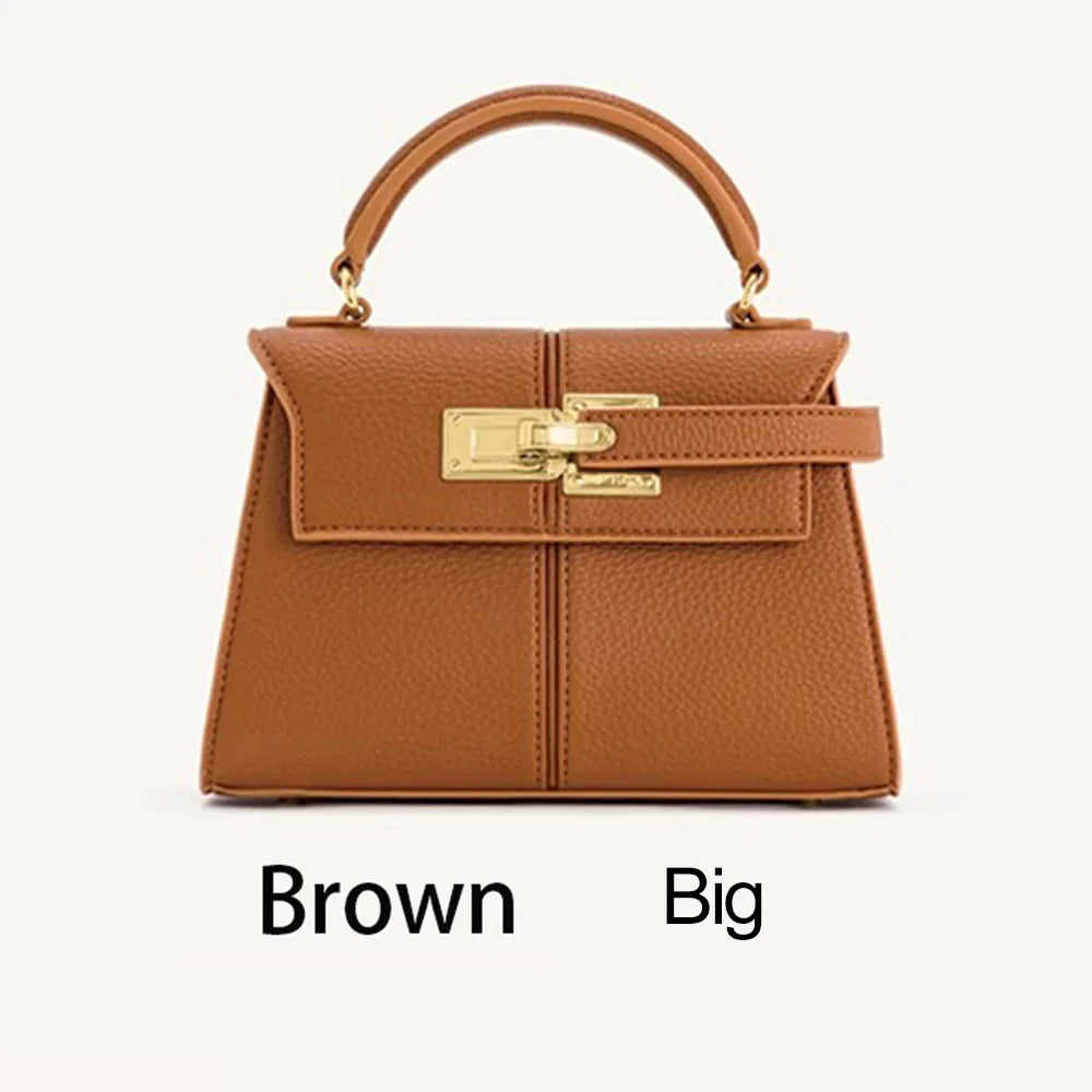 Women's Handbag 2025 Trapezoidal Leather Women's Bag Versatile Fashion Niche Handbag Denim Blue Tote Bag Small Crossbody bags
