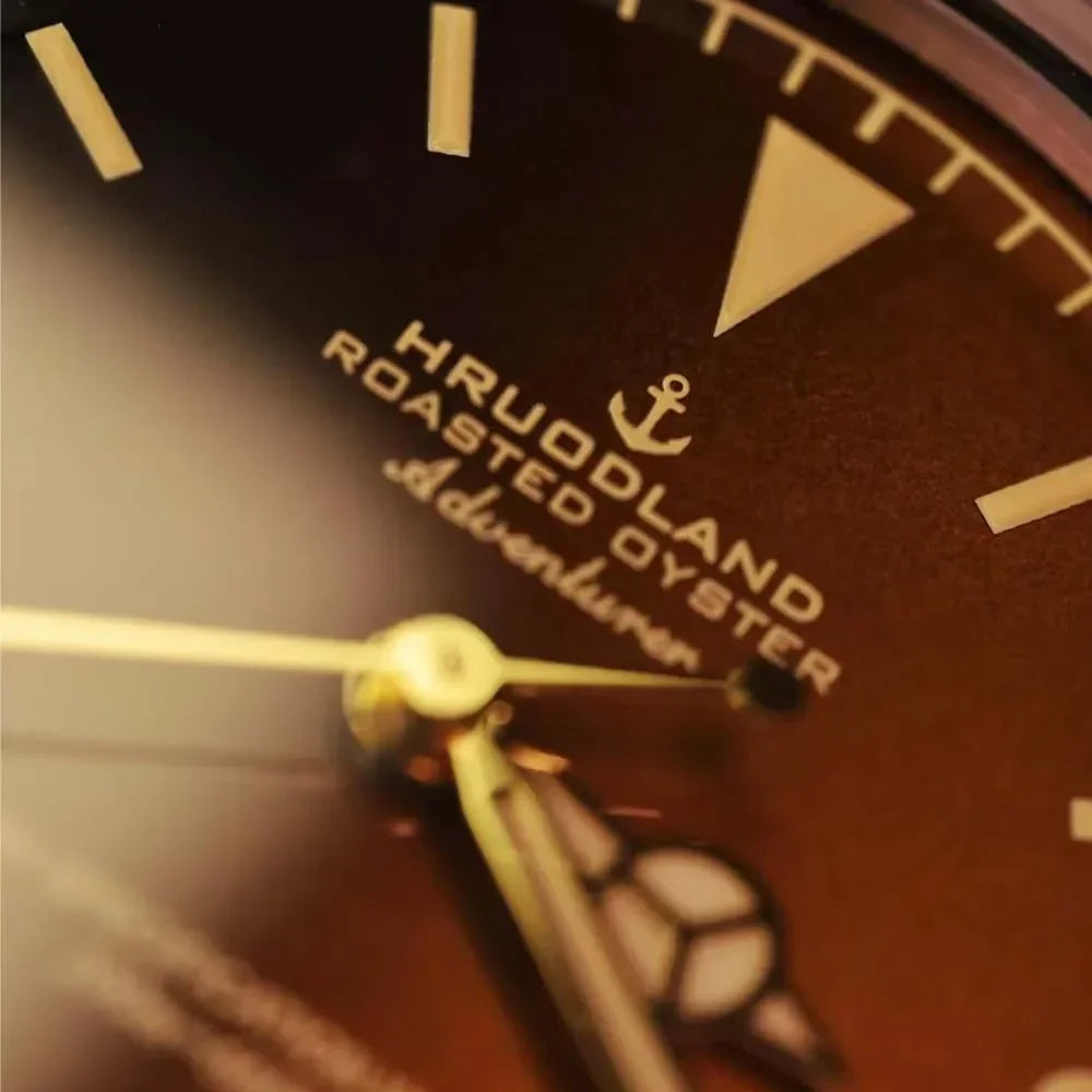 2025 New Hruodland Luxurious 36mm Automatic Mechanical Men Dress Watches F029 Sapphire Stainless Steel Diving Watch