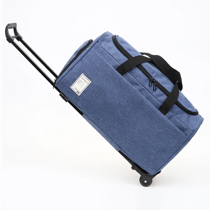 ort Trip Waterproof Travel Bag with Pull Rod And Wheels Staable Clothes Lage Bag for Busin Travel Fitn Tourism H...