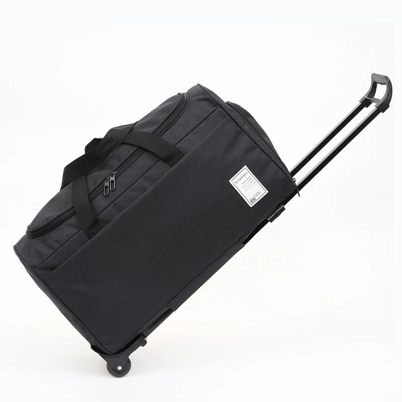 ort Trip Waterproof Travel Bag with Pull Rod And Wheels Staable Clothes Lage Bag for Busin Travel Fitn Tourism H...