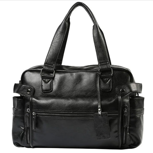 Tilorraine 2023 men bags shoulder crossbody handbag men's leather shoulder bags travel bag British retro style big crossbody