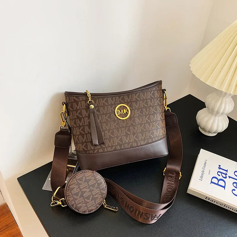 IMJK Luxury Fashion Women's designer bag hand bags shoulder messenger Inclined Shoulder Bag Evening bags Square bag