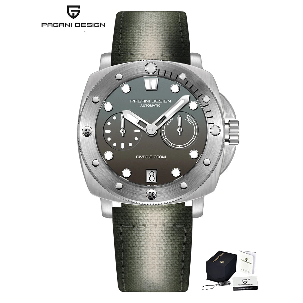 2025 PAGANI DESIGN Luxury Men's Automatic Mechanical Watch Sapphire Stainless Steel PD1767 Diving Waterproof Watch reloj hombre