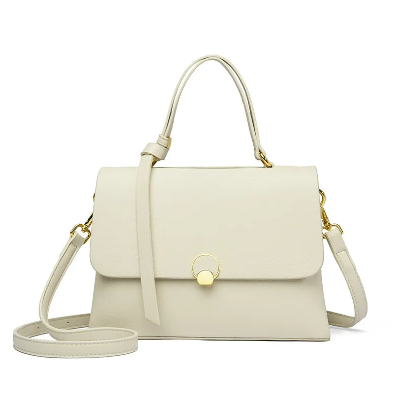 New Fashionable Women's Bags, High-End Versatile Casual Bags, Popular Textured Color-Blocked Handbags, Niche Shoulder Crossbody Bags, Good Choices for Girlfriends
