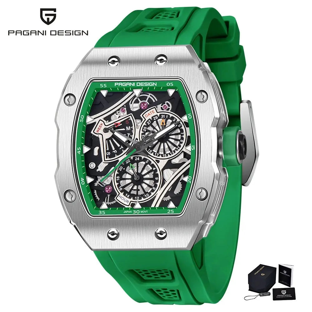2024 New PAGANI DESIGN Mens Watches Quartz Top Brand Luxury Wristwatch Men Automatic Time Watch for Men Waterproof Sapphire