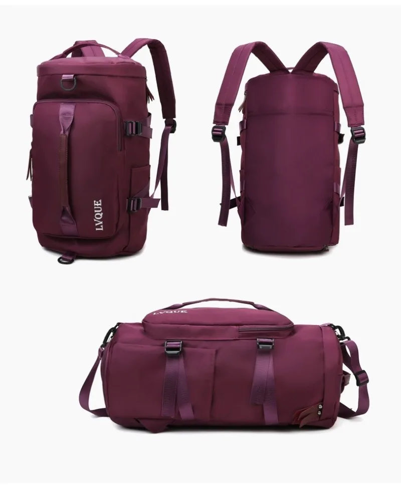 Travel Backpack Large Capacity Fashionable Portable Shoulder Sports Fitness Bag, Multifunctional Weekend Travel Storage Bag