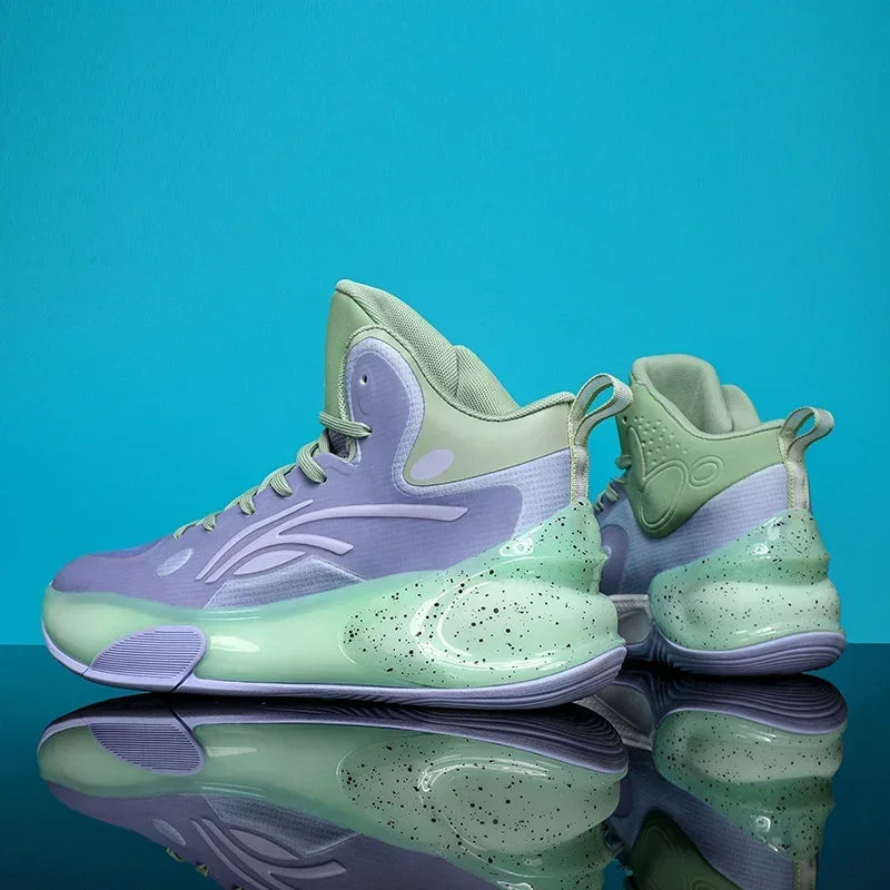Good Quality Mens Basketball Sneakers Gym Non-slip Training High Top Breathable  Sports Shoes