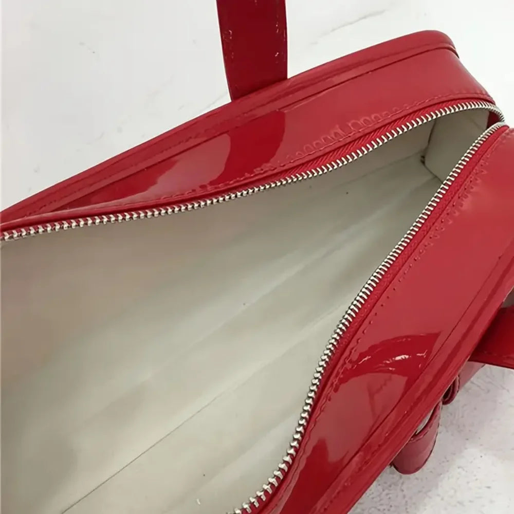 Bow Handbag For Women Baguette Summer PU Leather Shoulder Bag Fashion Shoulder Bag With Handle For Shopping Party And Travel