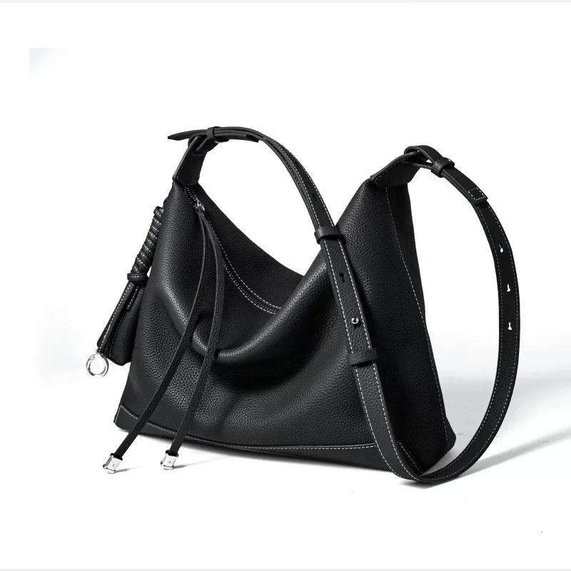 bags for Women Tote Fashion Underarm Women's bag Large Capacity cowhide shoulder Bag Casual Commuter Retro Crossbody Handbags