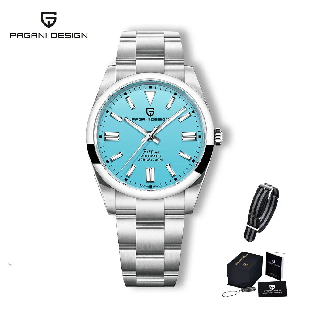 2025 New PAGANI DESIGN Luxury Automatic Mechanical man's watches Japan NH35 Stainless Steel Sapphire Crystal reloj hombre PD1690